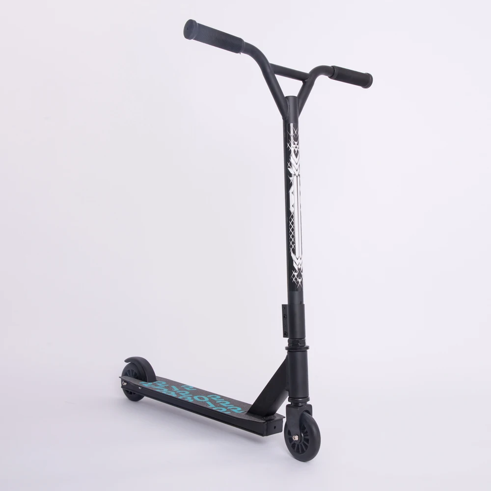 Outdoor Sport Non-electric Stunt Scooter Carry 100mm Plastic Core PU Wheels