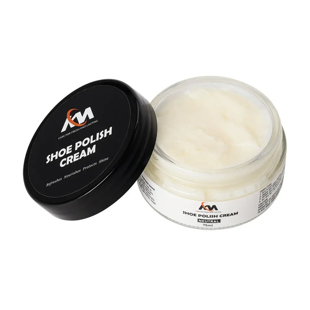 Km New Neutral Waterproof Leather Balm Shoe Polish,Hoe Care Shine Shoe Cream