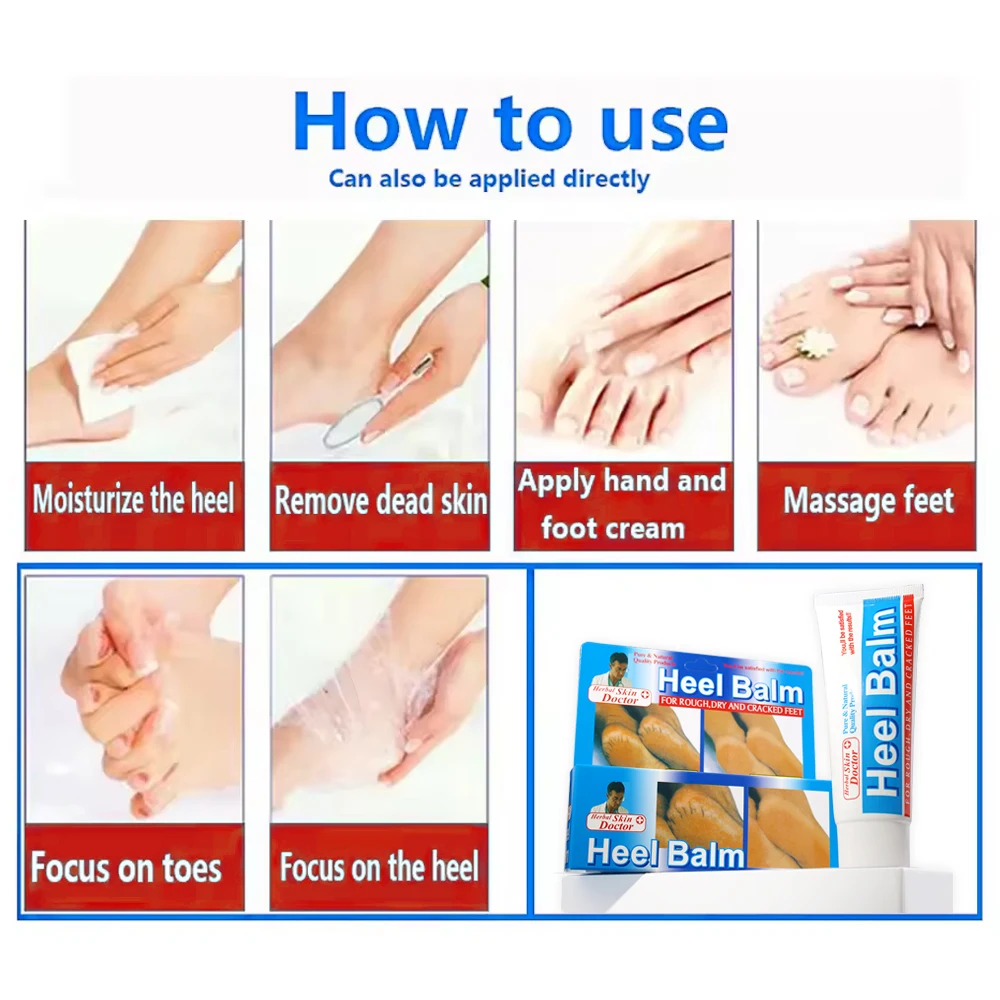 Dry Cracked Heel Callus Remover Heel Balm Skin Care Products Body Care Rejuvenating Set Moisturizing Foot Cream Balm