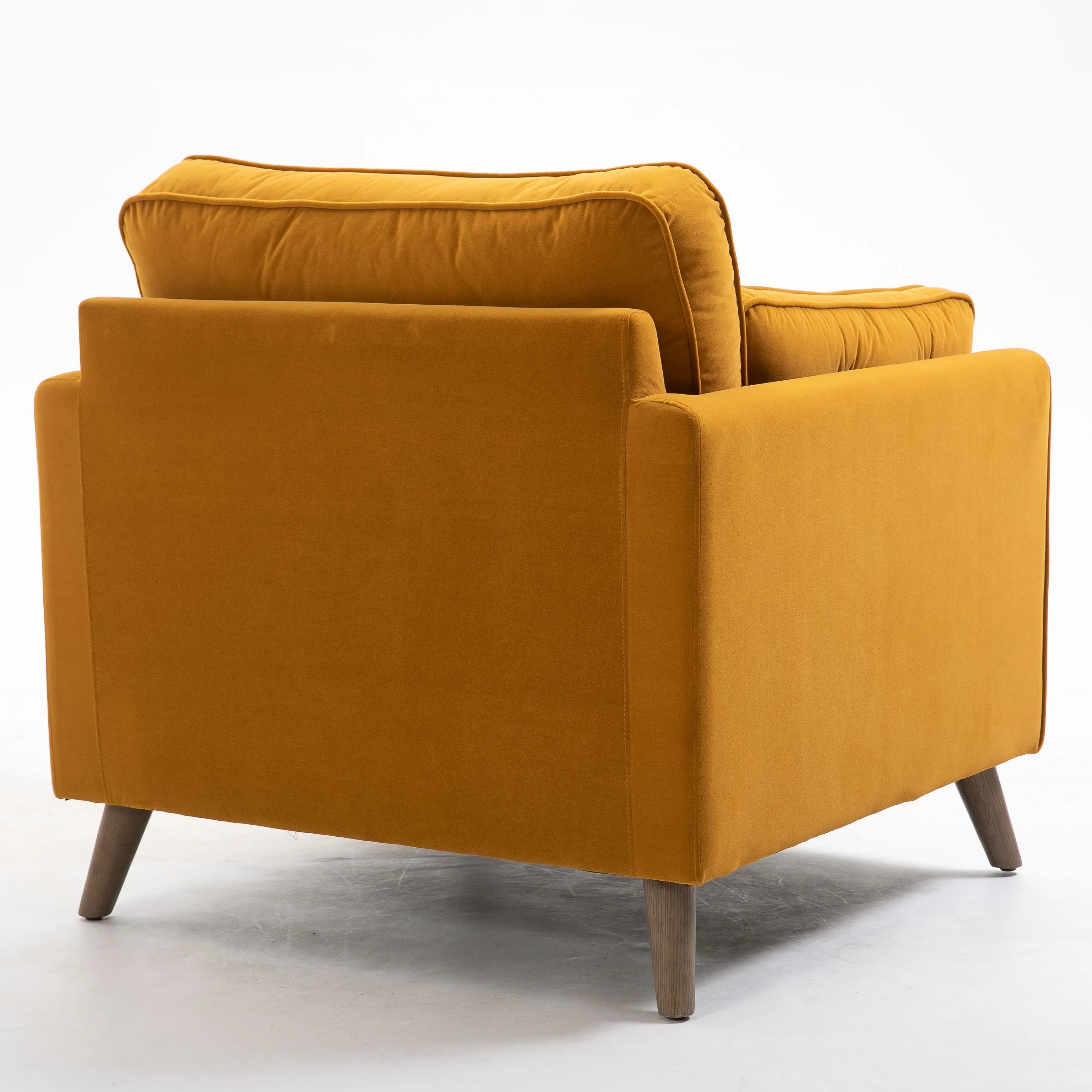 Stylish and Cozy Velvet Upholstered Living Room Accent Chair