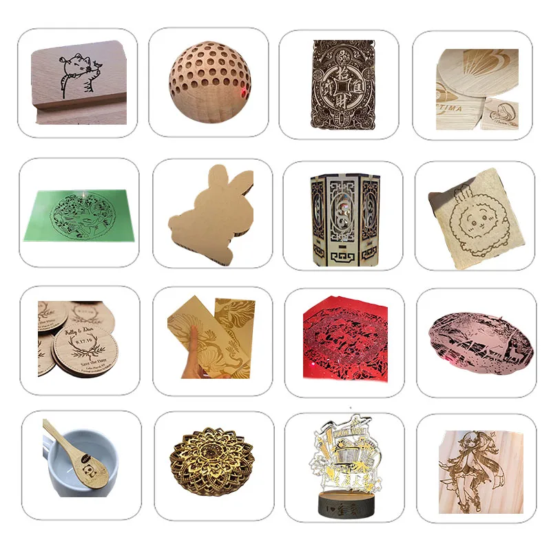 Laser Cutter Ruida 60W 80W 100W CO2 Laser Cutting Engraving Machine Wood Supports AI LAS BMP Hiwin Home