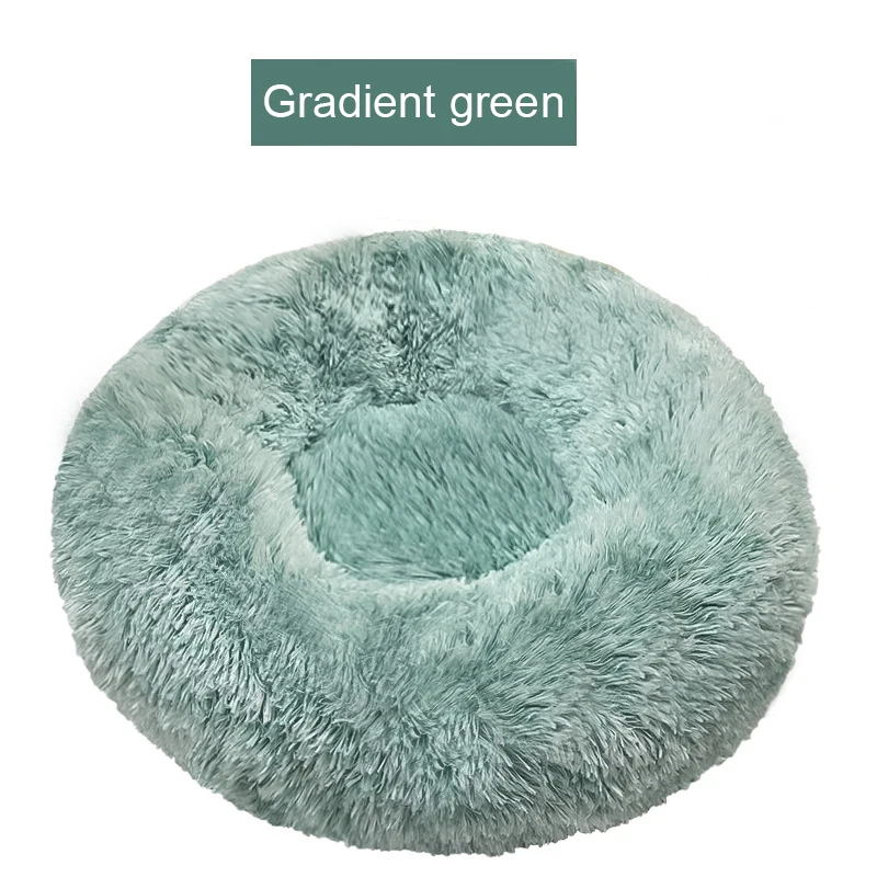 Wholesale Custom Luxury Warm Soft Plush Comfortable Pet cat Dog Bed for Sleeping Winter Pet Supplies