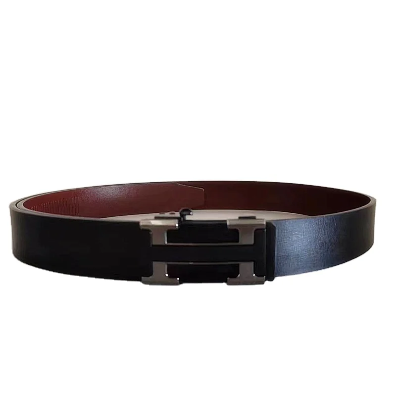 Factory Wholesale New Designer Belt Fashion Casual Personality Genuine Cowhide Leather Men Belts Leather Men