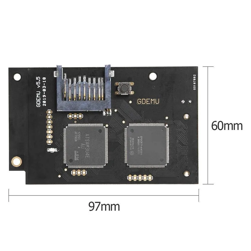 
DC game optical drive simulation board GDEMU for Sega second generation built-in free disk black gold board V5.5 