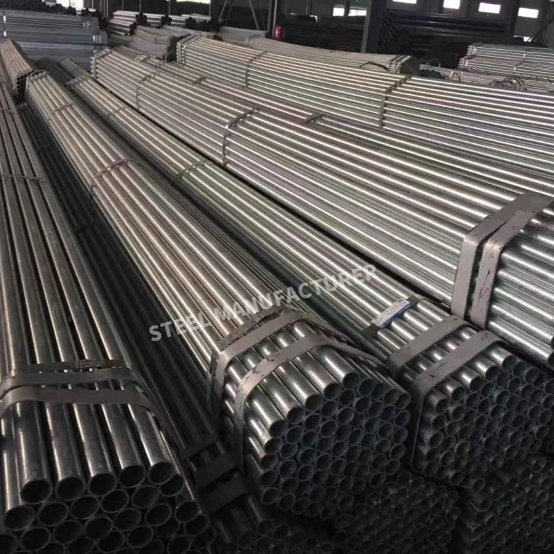 CE ISO Certificates Seamless ERW Sch 40 80 carbon steel galvanized steel pipe welded 6M tube for construction