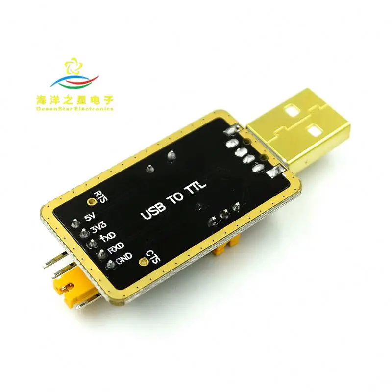 Tyrant gold CH340G RS232 liters USB to TTL module transfer jack in the nine upgrade small board ttl brush line