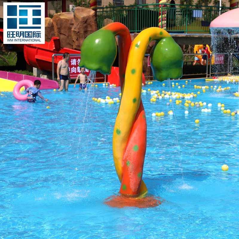Water Amusement Fiberglass Material Splash Park Equipment For Sale