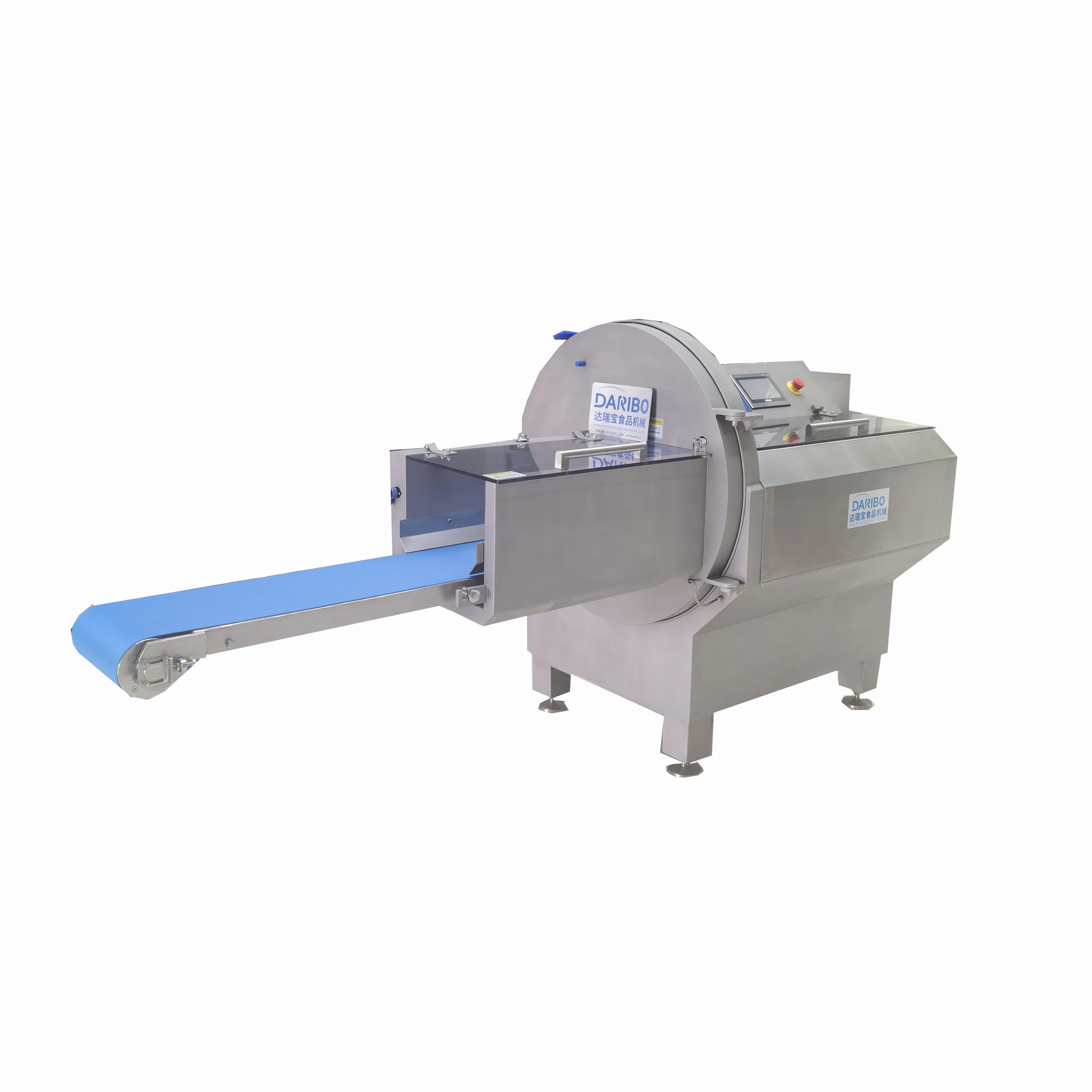 Automatic frozen meat cutting machine meat cutter spare ribs chopper bacon fish meat slicing machine