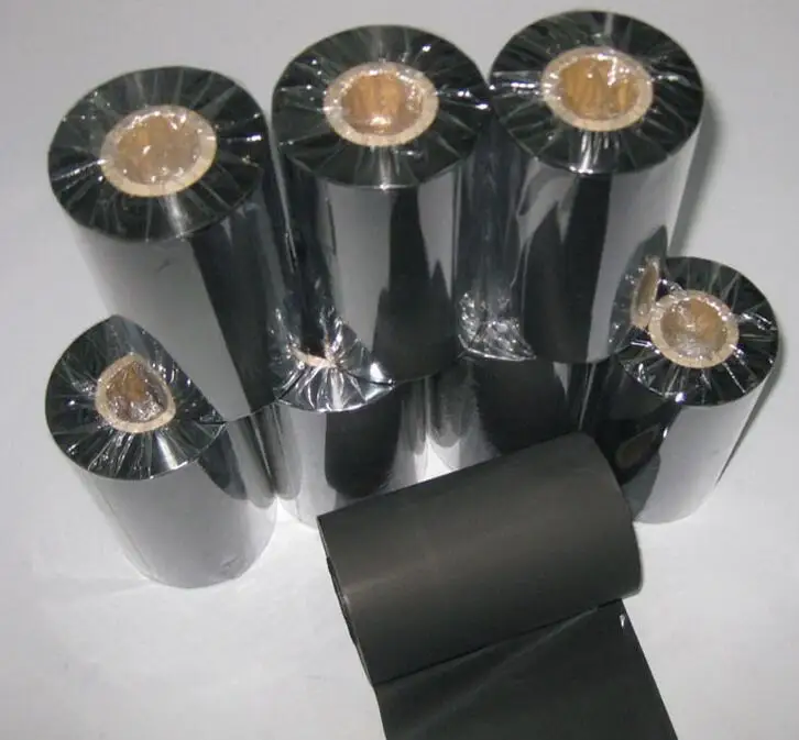 High quality bar code ribbon heat transfer typewriter resin black ribbon