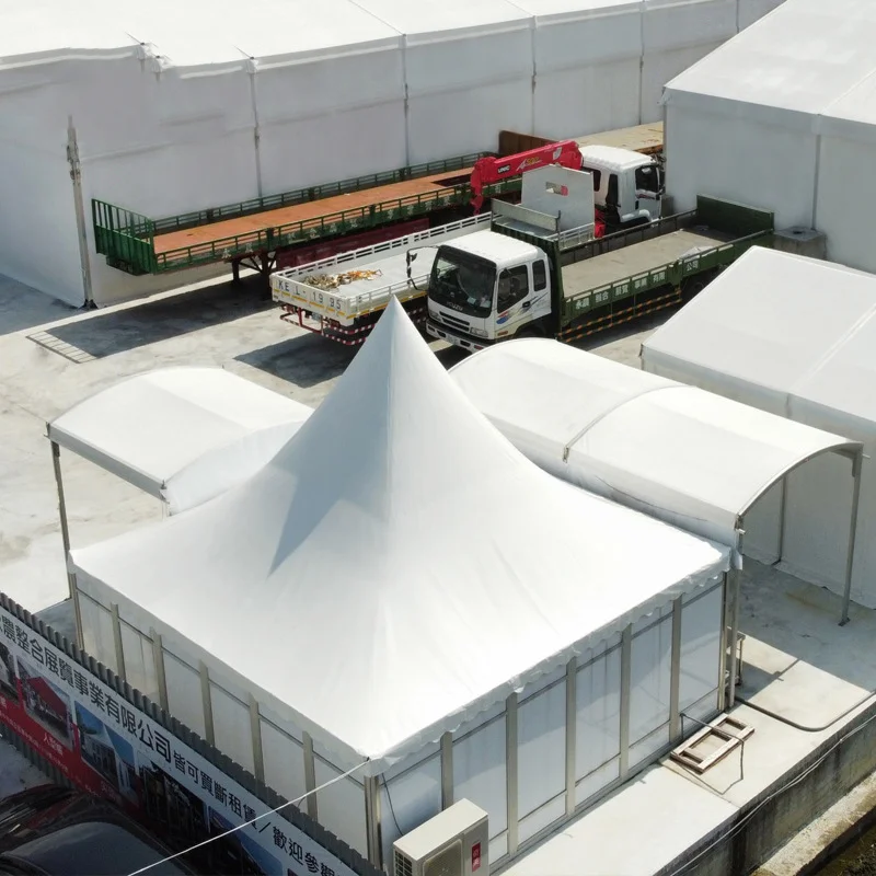 Luxury marquee party 3X3 4X4 5X5 Outdoor Wedding party tent aluminium frame pagoda white pvc stretch Gazebo maquee event tent