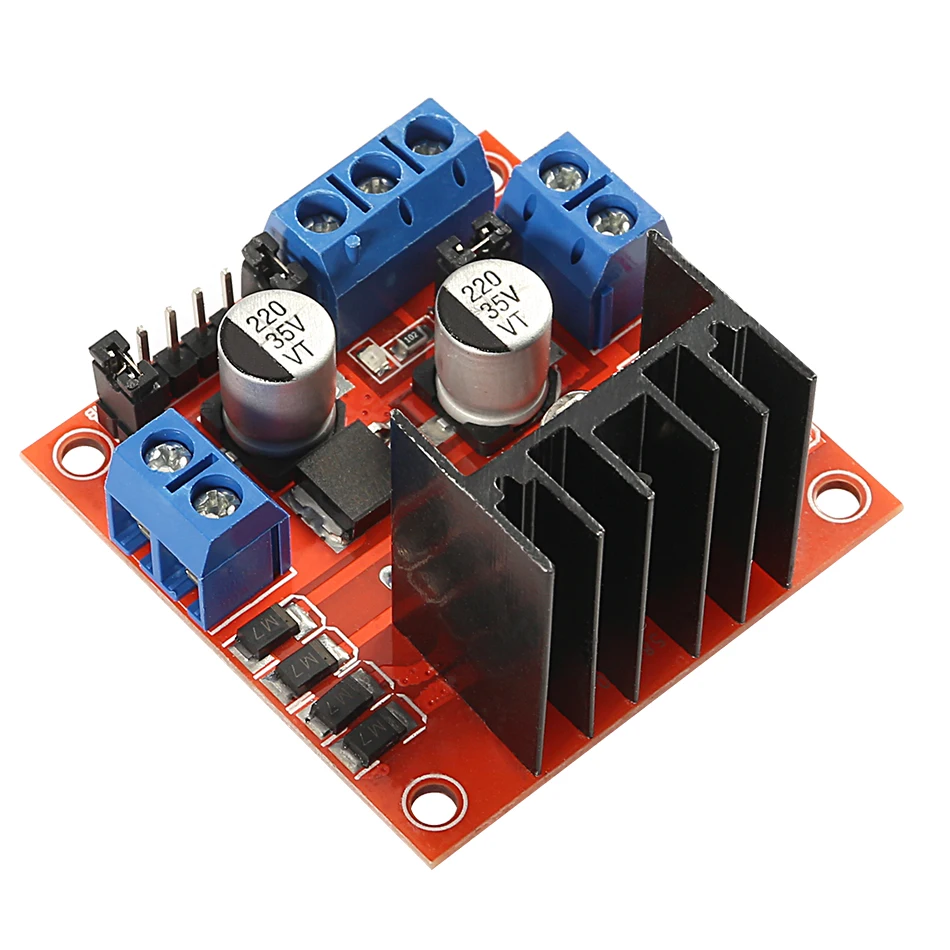 5PCS L298N Dual H Bridge DC Stepper Motor Driver Controller Board Module for Arduino L298N for Smart Car Robot