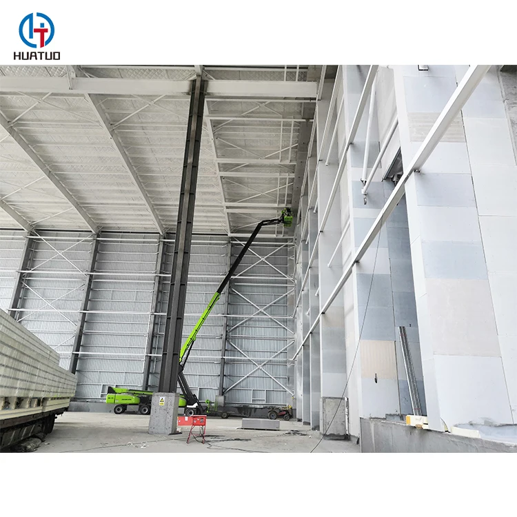 China Prefabricated Waterproof Light Steel Structure Storage Building Metal Sheds For Sale