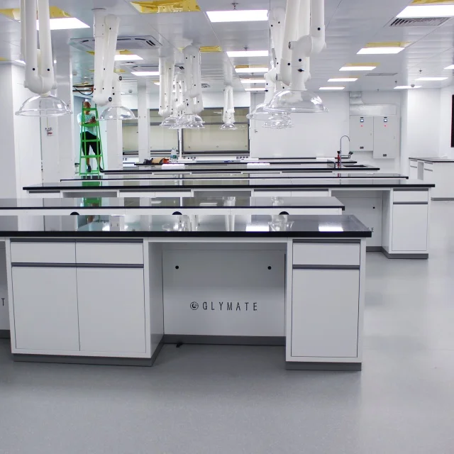 laboratory furniture medical chemicals laboratory table and chairs for schools epoxy resin steel lab bench