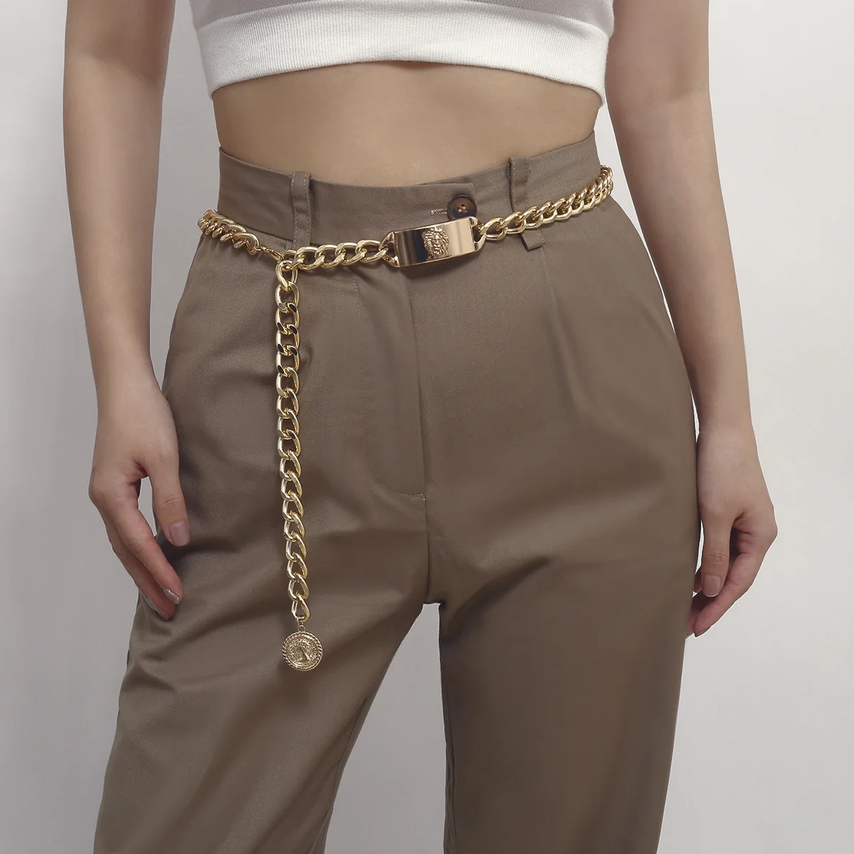 Ladies fashion Sexy  gold and silver alloy multi-functional women belt waist body chain belt jewelry