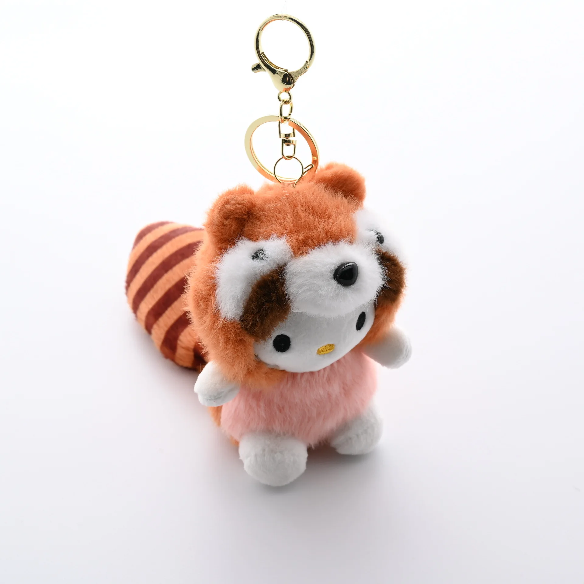 Wholesale Soft Cute Stuffed Animal Fireman Bear With Cap Plush Toys Teddy Bear Keychains