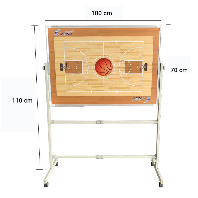 Large Size Double-Sided Erasable Referee Coach Presentation Magnetic Basketball Tactical Board