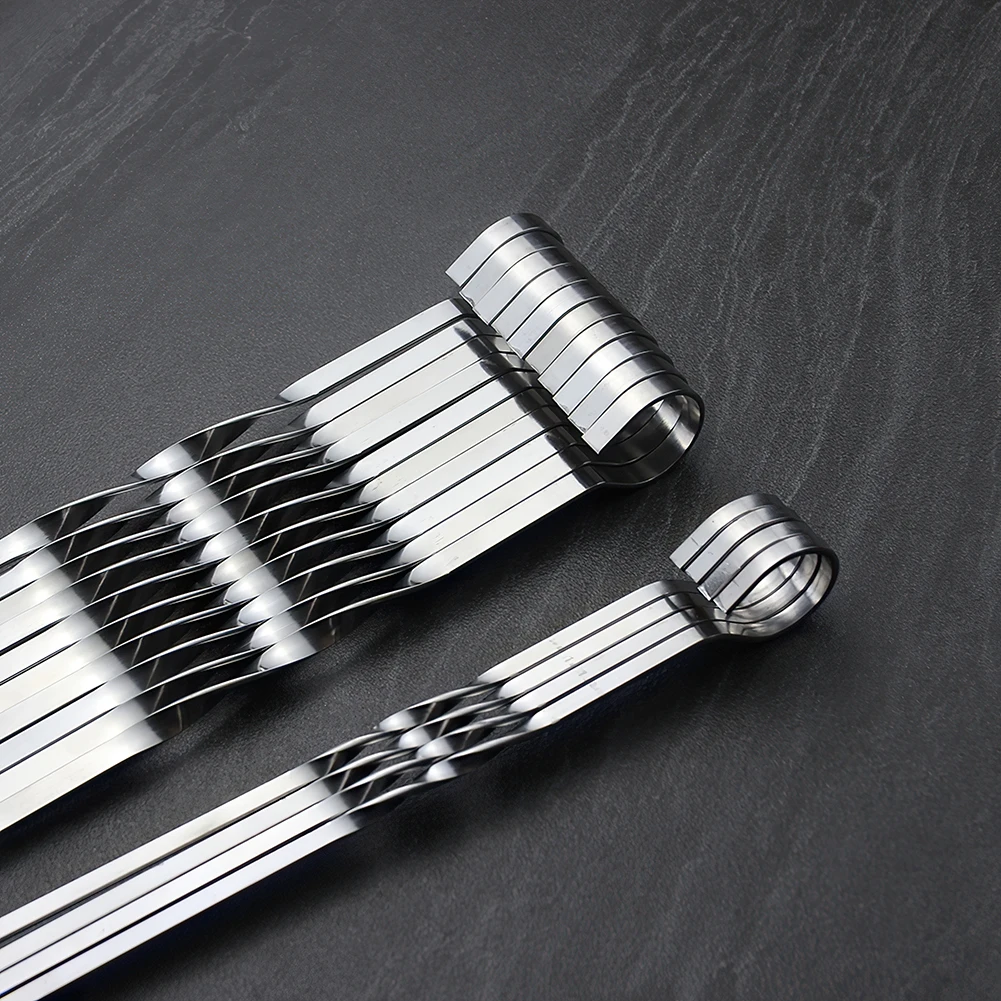  Kitchen Accessories Grilling Tools Qualified BBQ Tool Set Stainless Steel Easy Cleaning Reusable