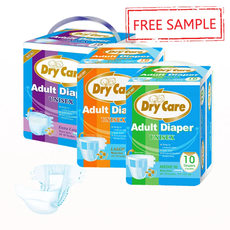 Wholesale Cheap in Bulk Unisex Ultra Thick Disposable Tape Pull Up Adult Diaper