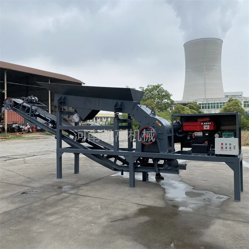 Mobile Hammer Crusher for Gold  Convenient Large Output Efficient Mobile Sand Making Machine