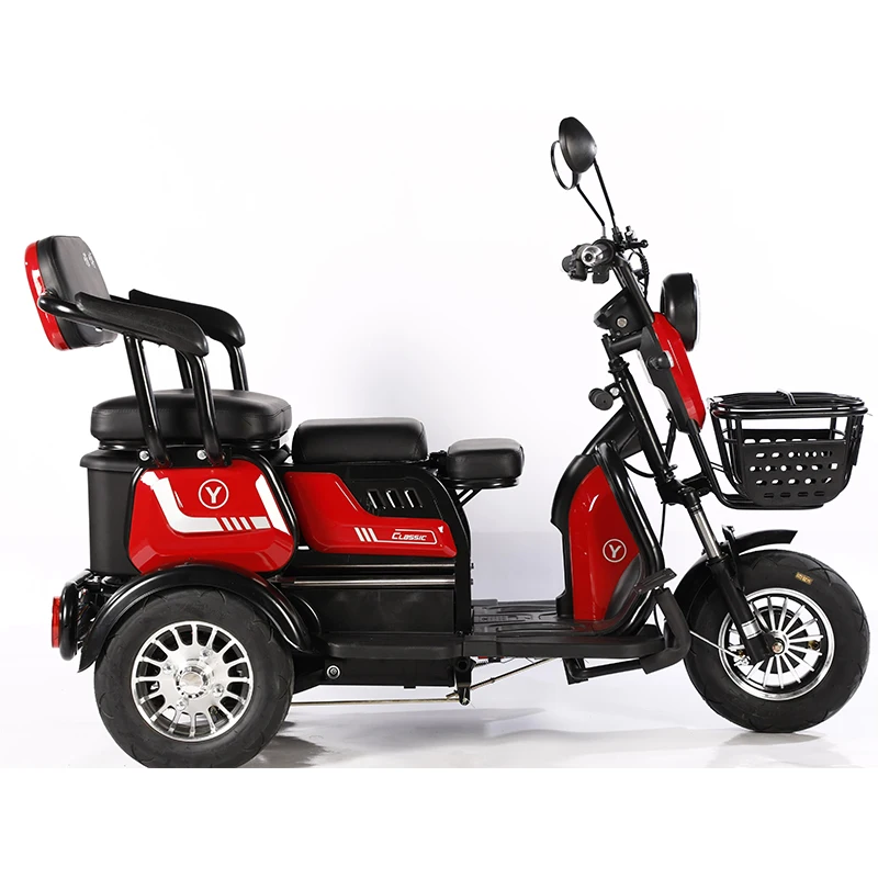 EEC COC Electric Car Scooter 4 wheel mobility Electric Mini Scooter tricycle Car 3 Seat