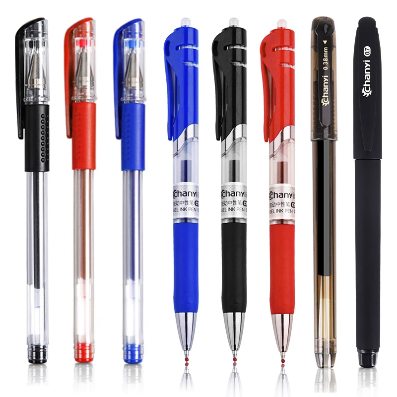 Рекламная многоцветная гелевая ручка с резиновым покрытием, пластиковая Высококачественная гелевая ручка для школы и офиса