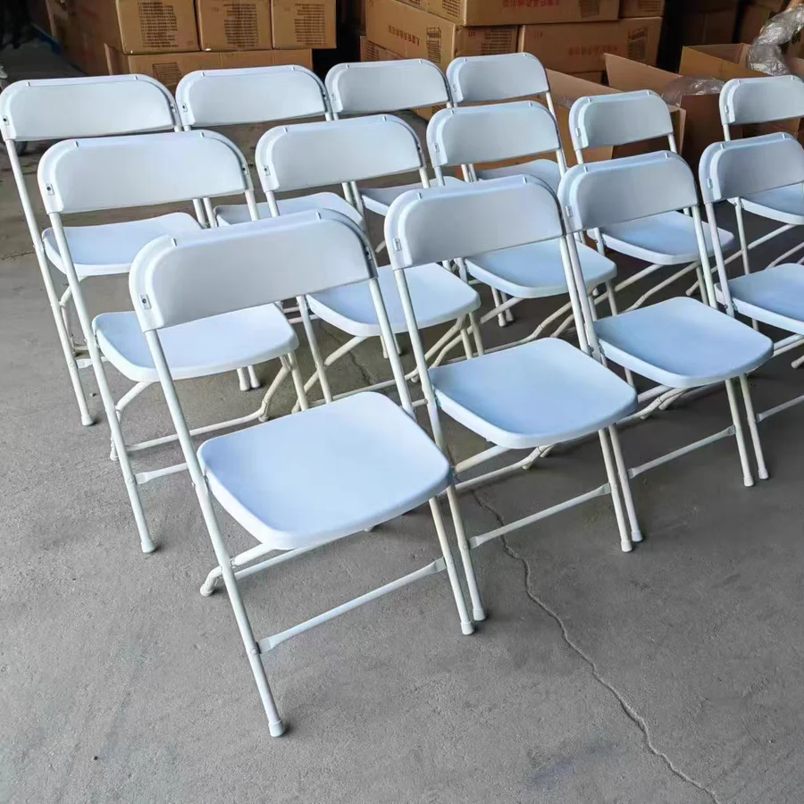 wholesale best cheap foldable modern portable plastic white resin metal legs outdoor folding home office chairs for events
