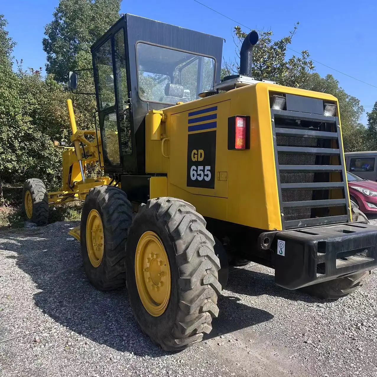 Komatsu wheeled road construction grader machine Komatsu 655 grader grader for sale