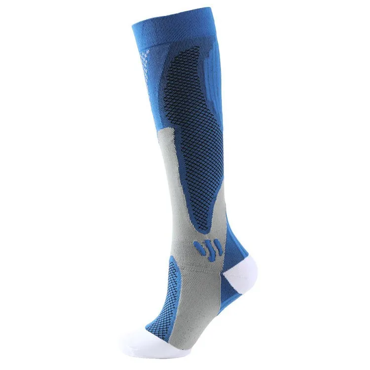 Custom Copper Nylon Sports Compression Sock Fitness Safety Football Non Slip Socks