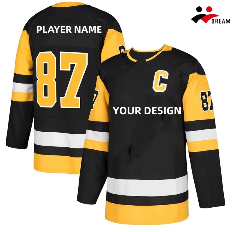 Polyester Mesh Ice Hockey Jersey For Men Custom Made Ice Hokey Jersey Ice Hockey Jersey