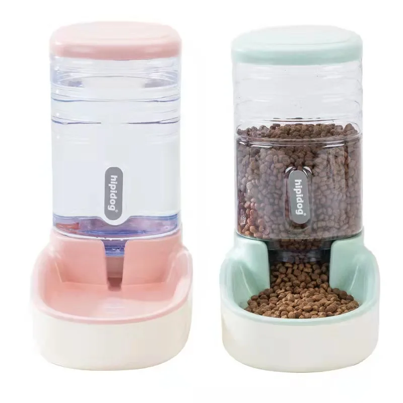 Pet Feeder Cat Water Fountain Cat And Dog Water Feeding Bowl Food Bucket
