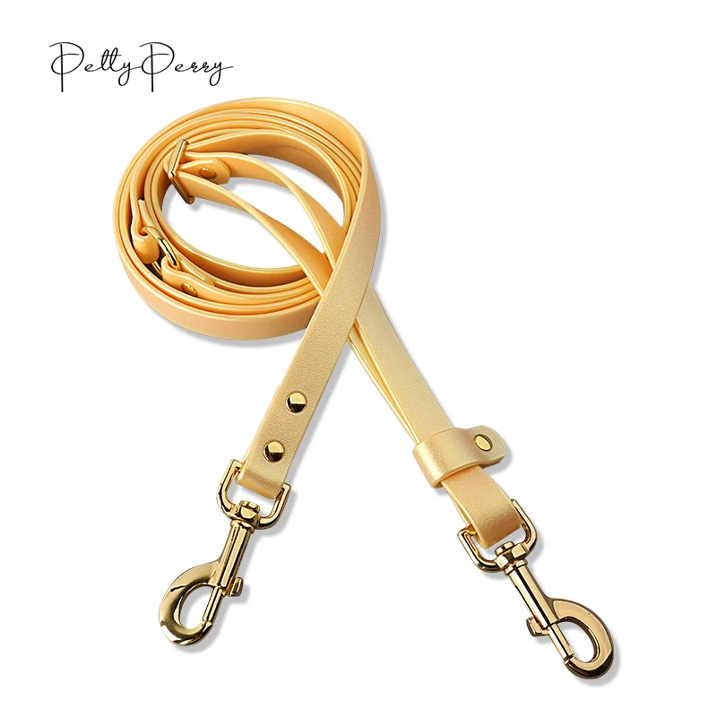 Manufacturer Waterproof Flash Design Dog Lead Luxury Pvc Pet Leash Set Dog Neck Collar With Metal Buckle