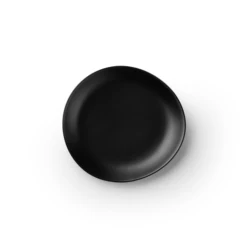 Wholesale luxury porcelain dinner sets ceramic matte black dinnerware