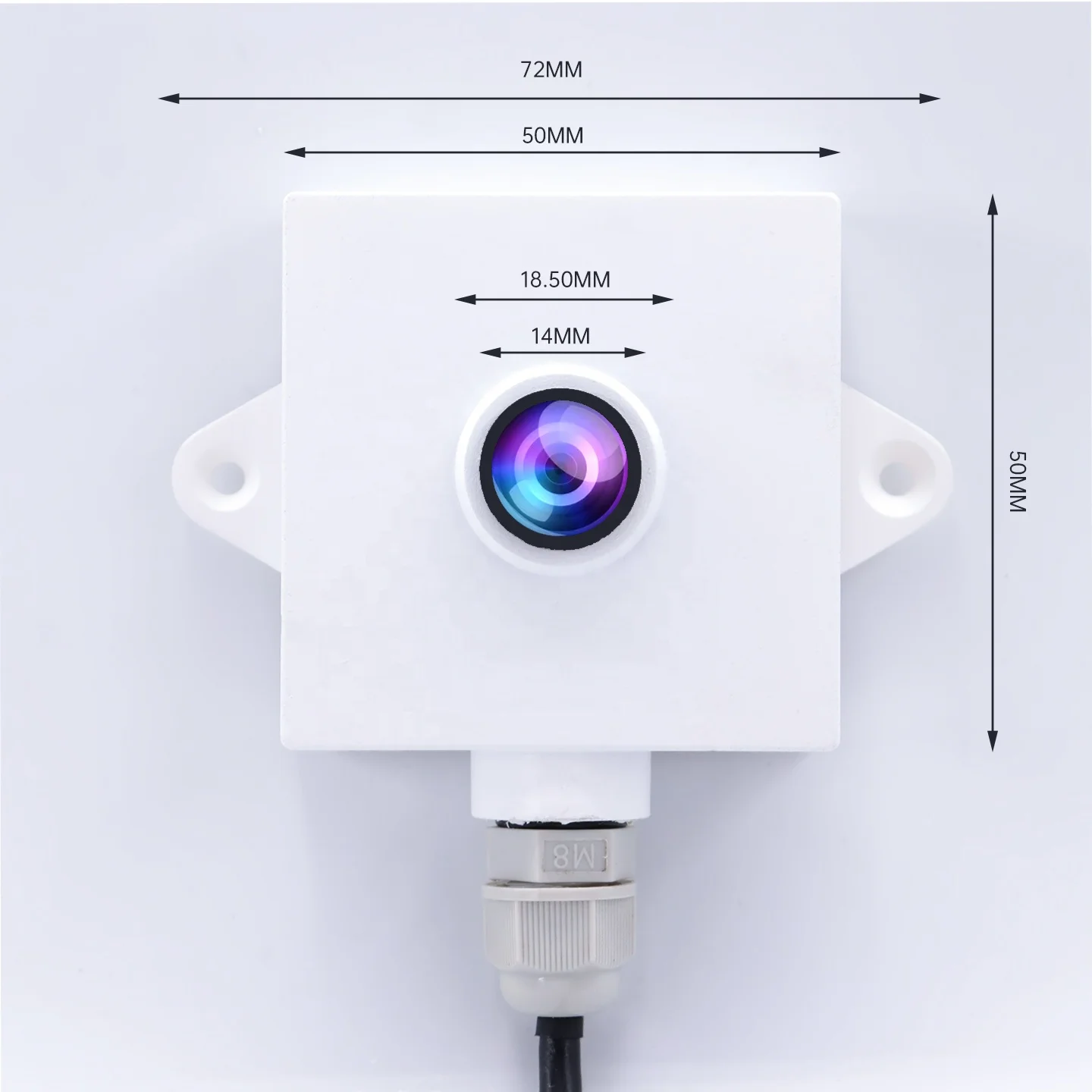 1080P Waterproof Defog IP65 220degree fisheye wide angle for refrigerated storage cabinets Camera Module ov2710 cmos