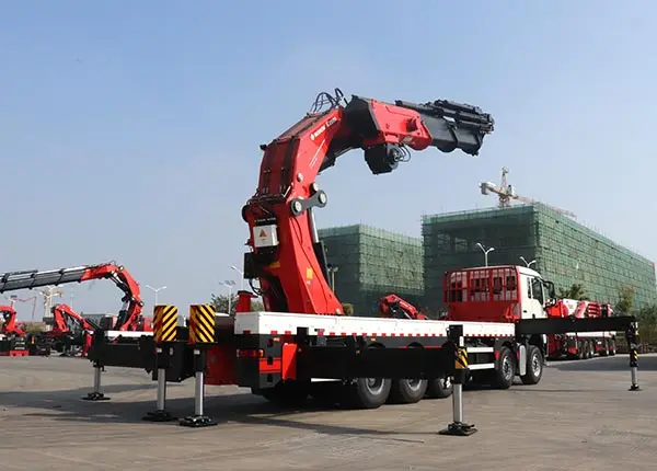 K2280 SUNHUNK Factory price Large tonnage truck mounted crane for Sale with High quality imported hydraulic valve lock