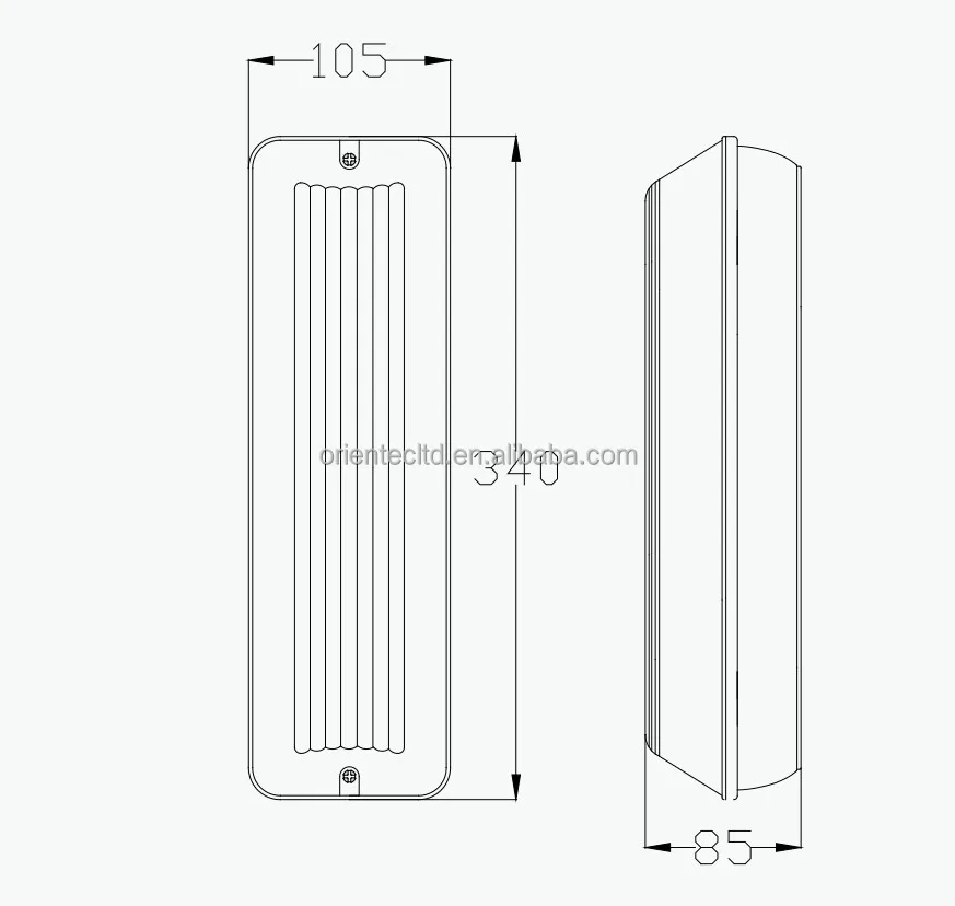 IEC60598-2-22 Classic 51 LED IP65 emergency light waterproof led emergency light