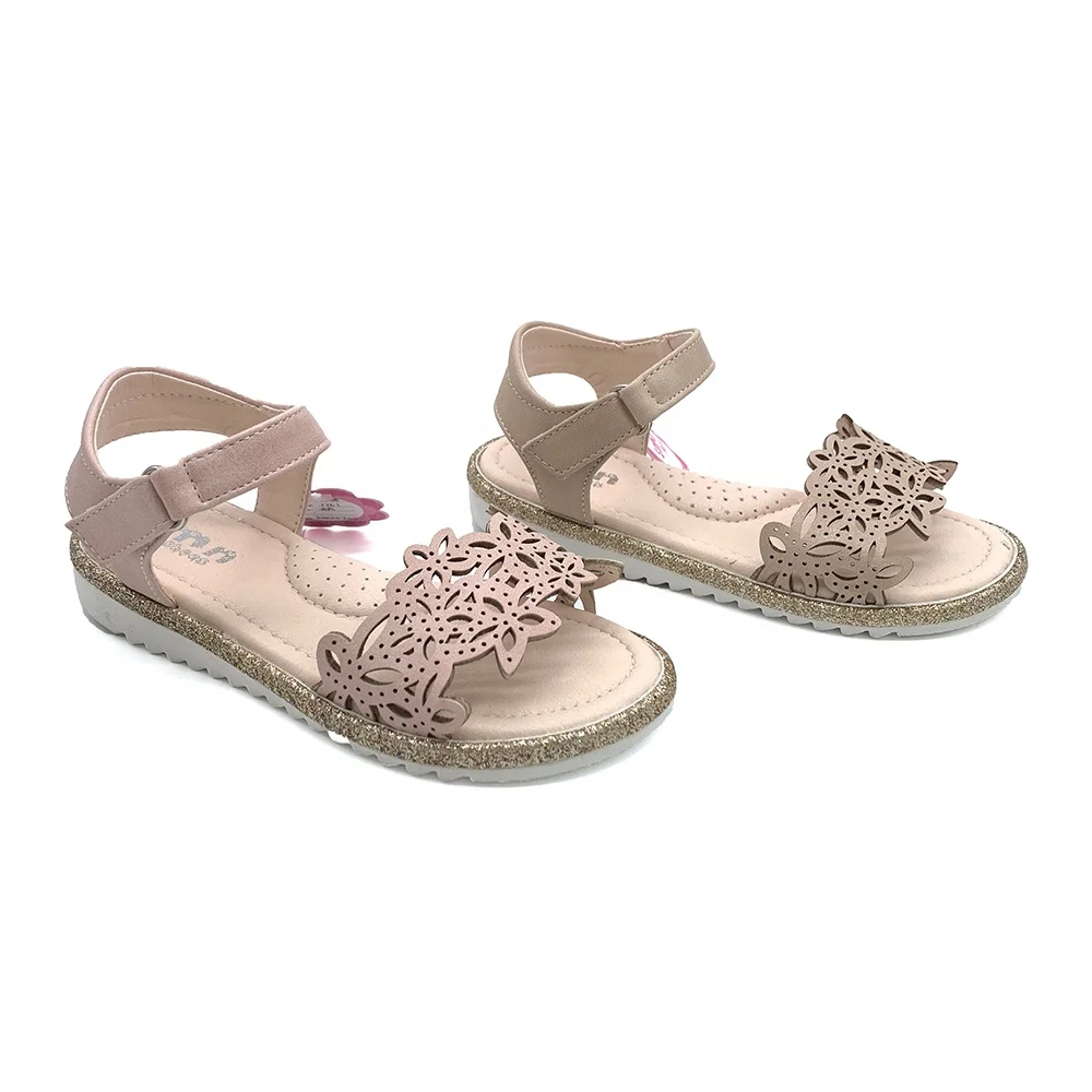 (Маленьких и больших детей) цвета на выбор: розовый, фуксия, сандалии летние для девочек с открытым носком; Обувь с цветочным узором; Платье принцессы сандалии под платье, для вечеринки