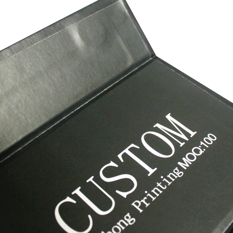 custom design logo luxury clothes packaging black paper cardboard boxes with magnetic