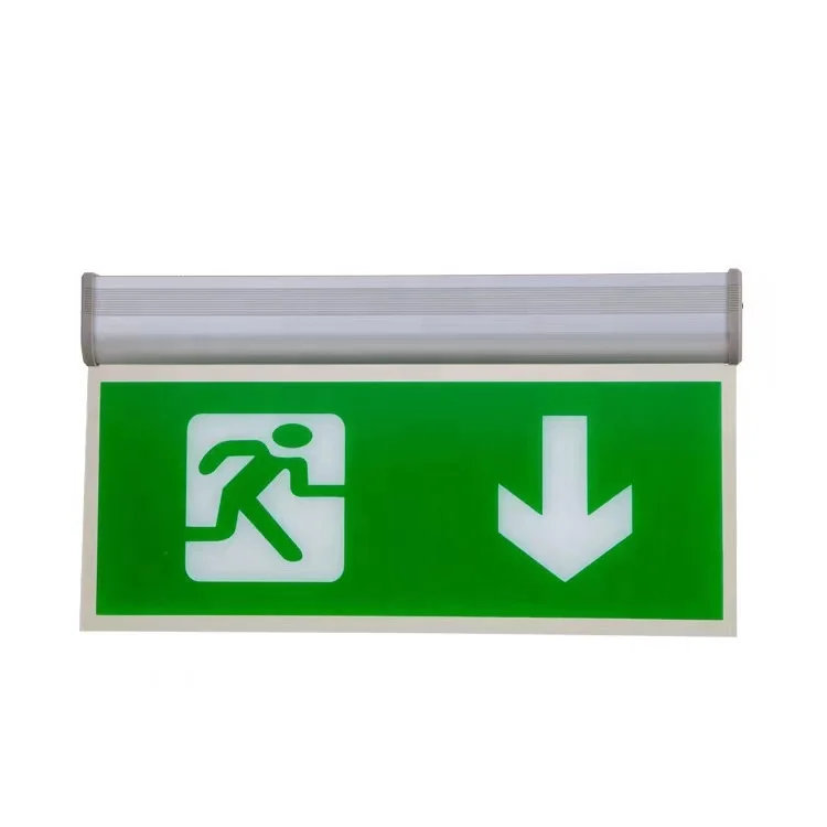 Exit Sign Battery Powered Emergency Exit Lights Combo Exit Sign With Battery Backup