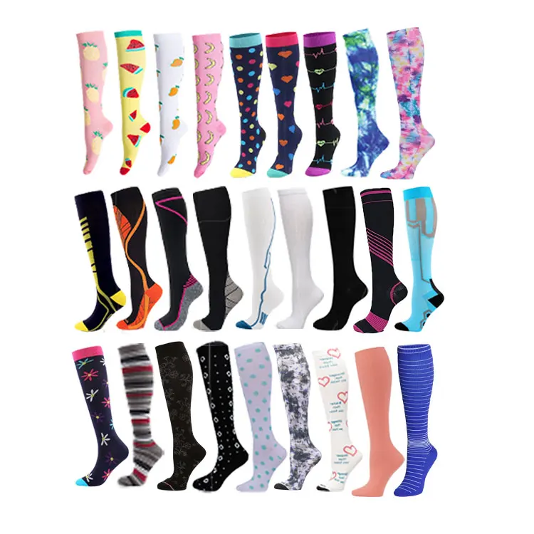Unisex Blush Cooper Orthopedic Compression Socks With Adjustable Compression