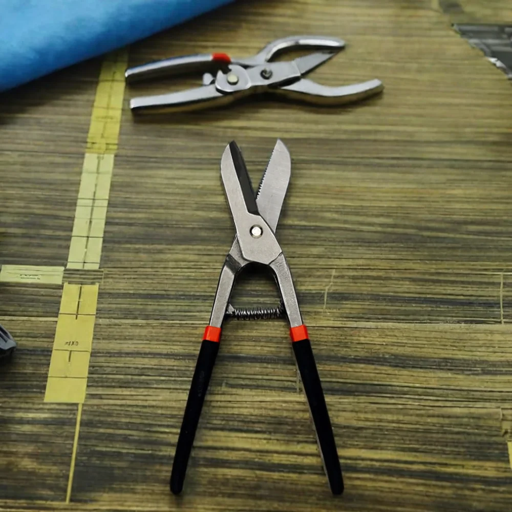 10in Low Price High Quality Carbon Steel German Type Tin Snipper Tin Snips Shears
