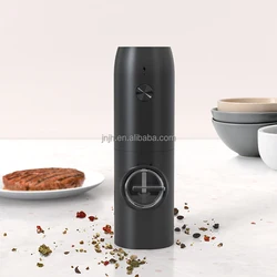USB Rechargeable Electric Salt And Pepper Grinder Set With LED Light