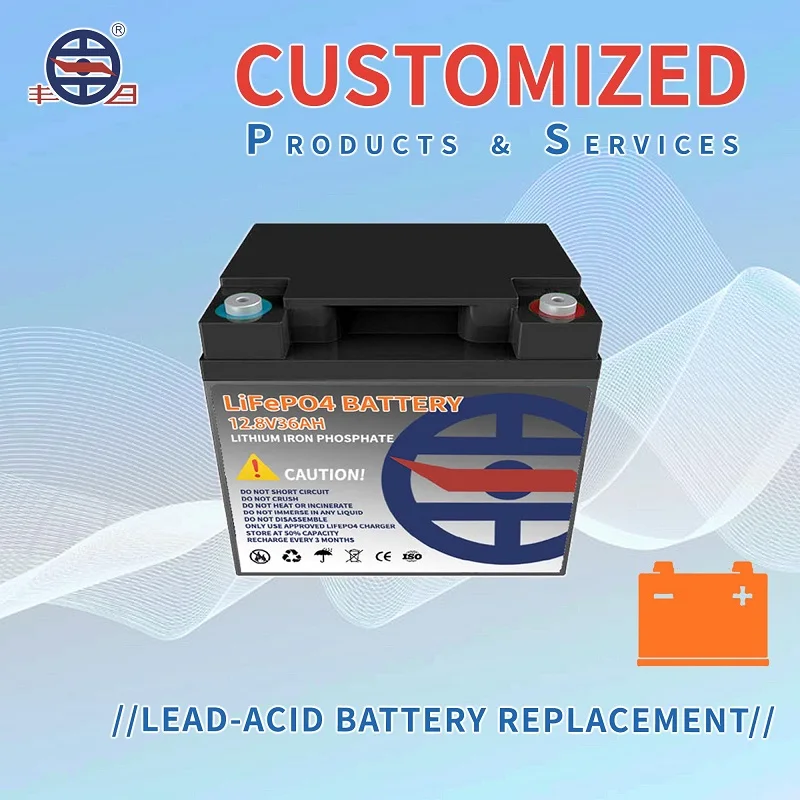 12.8V LiFePO4  18650 li-ion rechargeable battery 36Ah lithium battery pack lead acid replacement solar battery