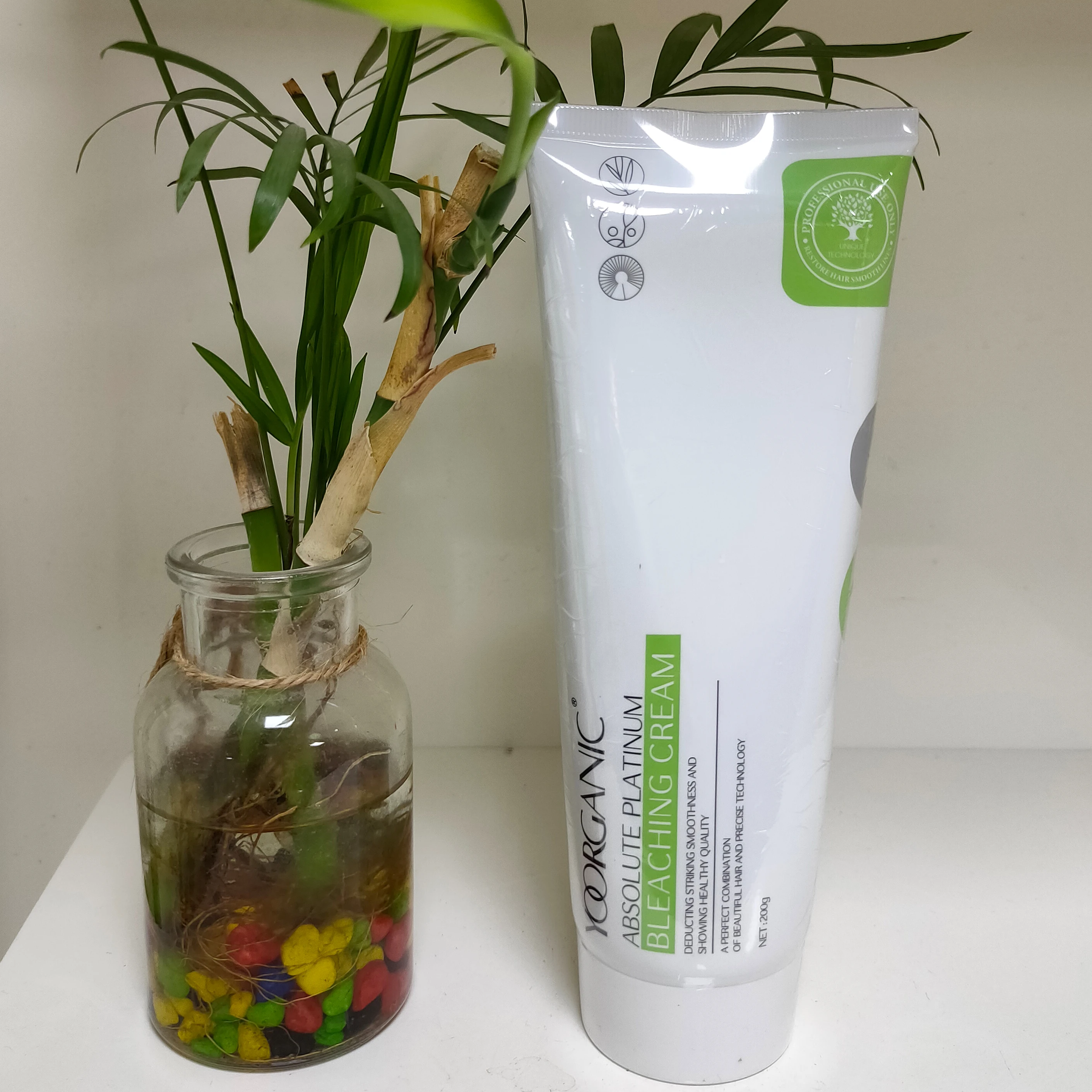 
2020 hot sale hair bleaching cream and decolor cream for wholesale of YOORGANIC series 