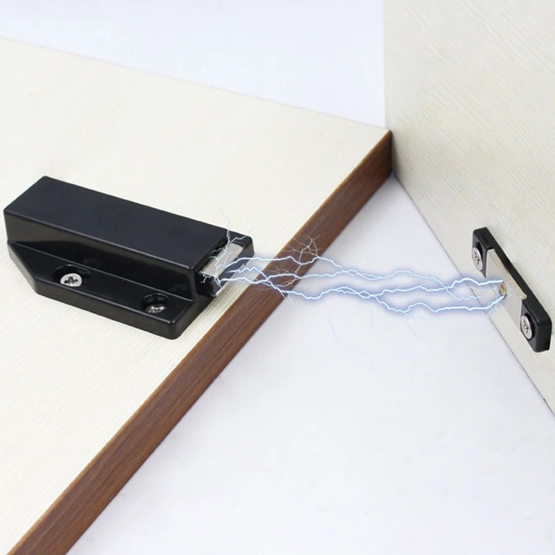 Push To Open Cabinet Door Drawer Open Door Rebound Soft Close Double Magnetic Touch Catch