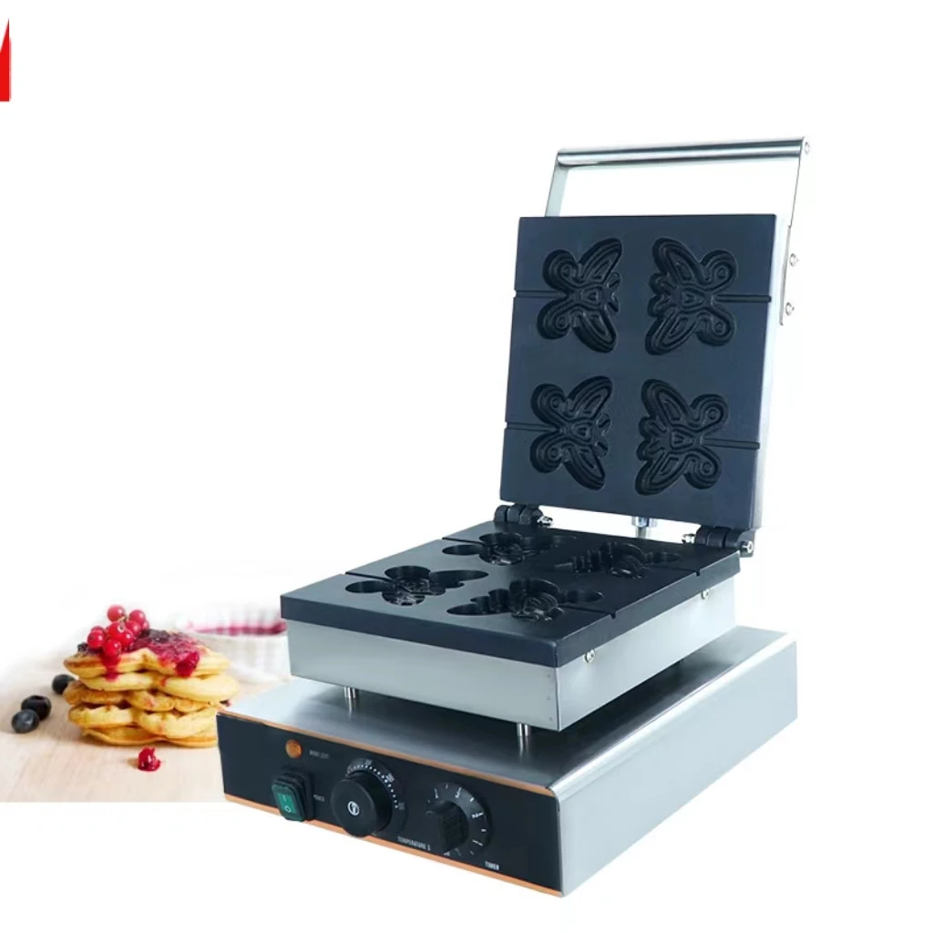 Commercial Waffle Machine Butterfly Waffle Maker Belgian  Waffle  Equipment