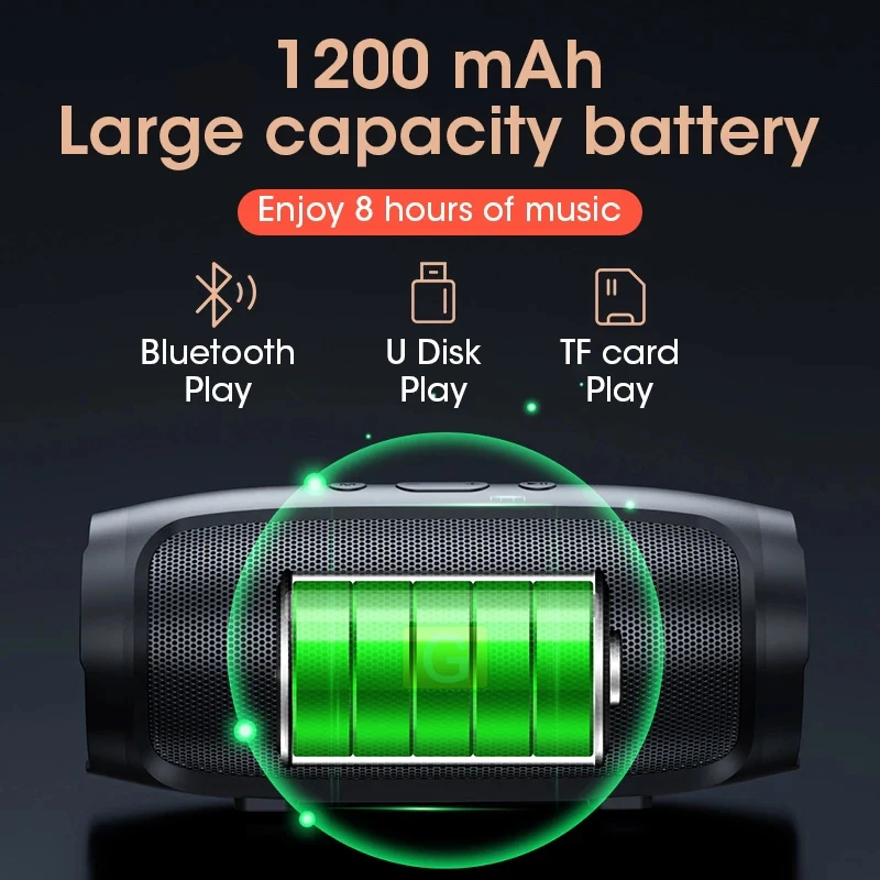 Custom Logo HIFI Surround Sound Subwoofer Speaker USB Player Computer BT Bass Speaker