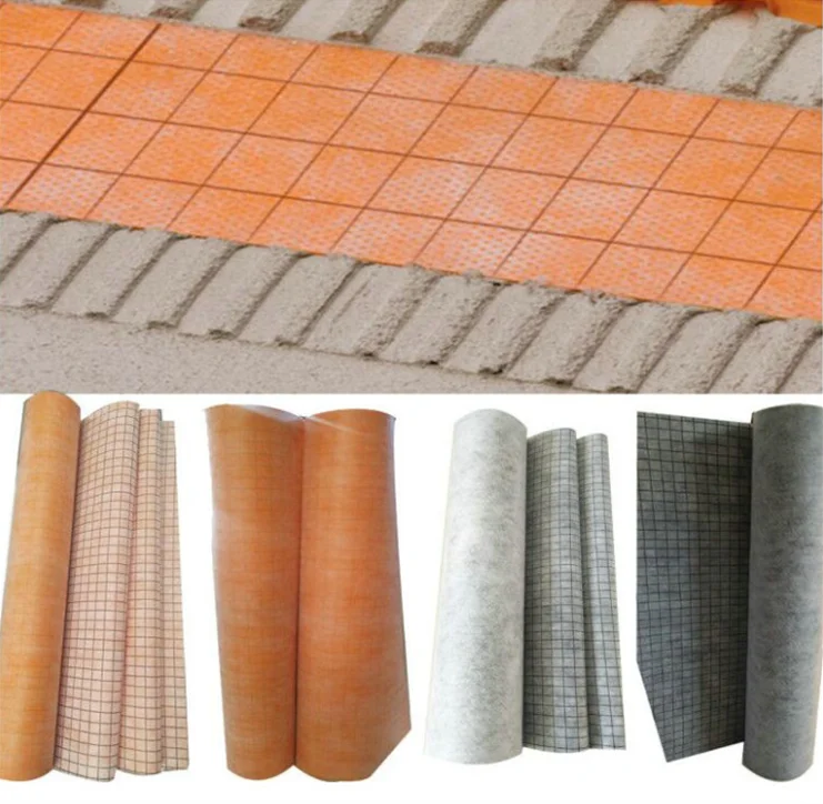 Grid waterproofing roll PP+PE Roofing/underground underlay Repair Waterproof fabric membrane 20m