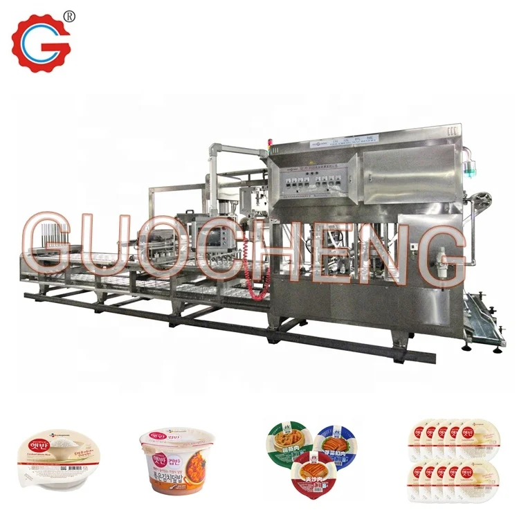 Shantou Factory Liquid Filling Sealing Machine Porridge Bowl Filling Machines