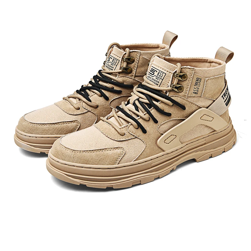 
 Высокое качество Напольные Резиновые Военные Кожаные Сапоги армейские тактические ботинки для пустыни, джунгли безопасности армии Мужская обувь  