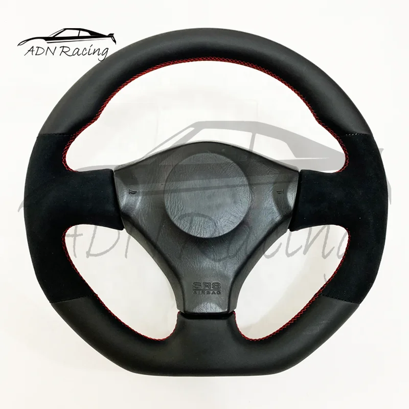 For NISSAN R32 R33 R34 R35 Skyline GTR NAPA+Alcantara Steering Wheel